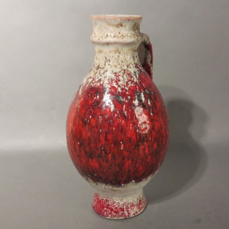 Ceramic Handle Vase From The Karlsruher Majolika By F. Glatzle. 1966 photo 173.0