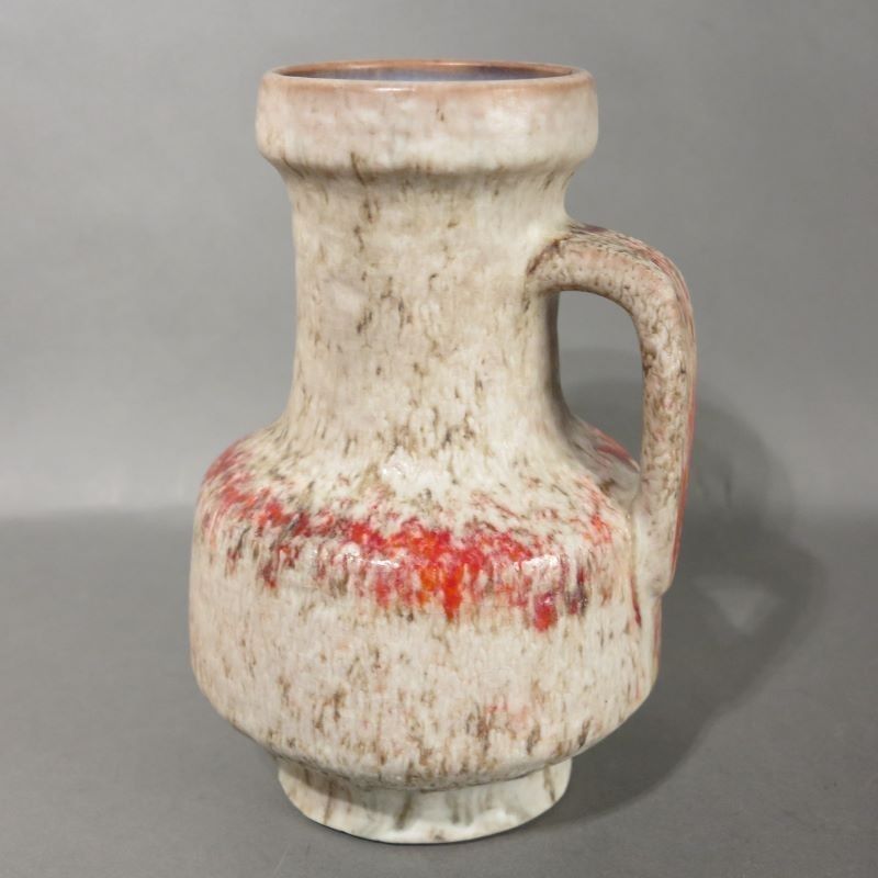 Ceramic Handle Vase From The Karlsruher Majolika By F. Glatzle. 1966 photo Home Decor