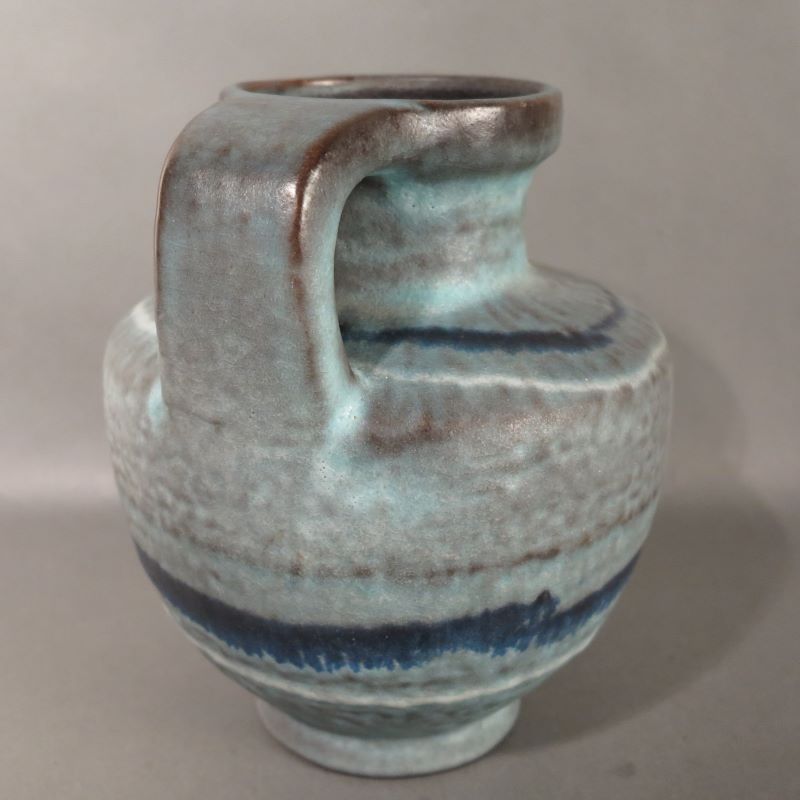 Ceramic Handle Vase Of The Karlsruhe Majolika By F. Glatzle. 1965 photo for sale