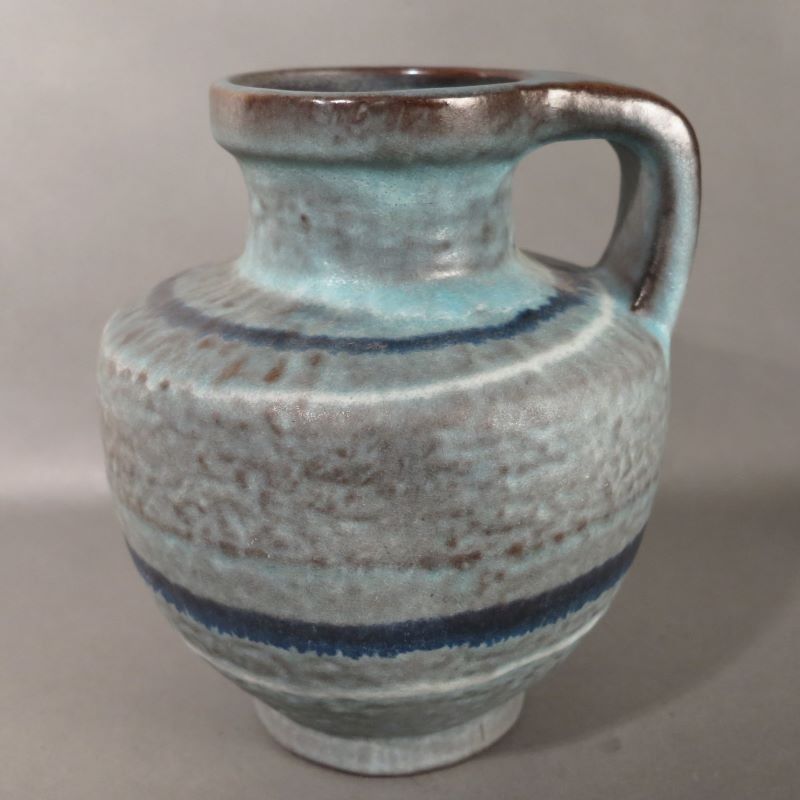 Ceramic Handle Vase Of The Karlsruhe Majolika By F. Glatzle. 1965 photo Home Decor