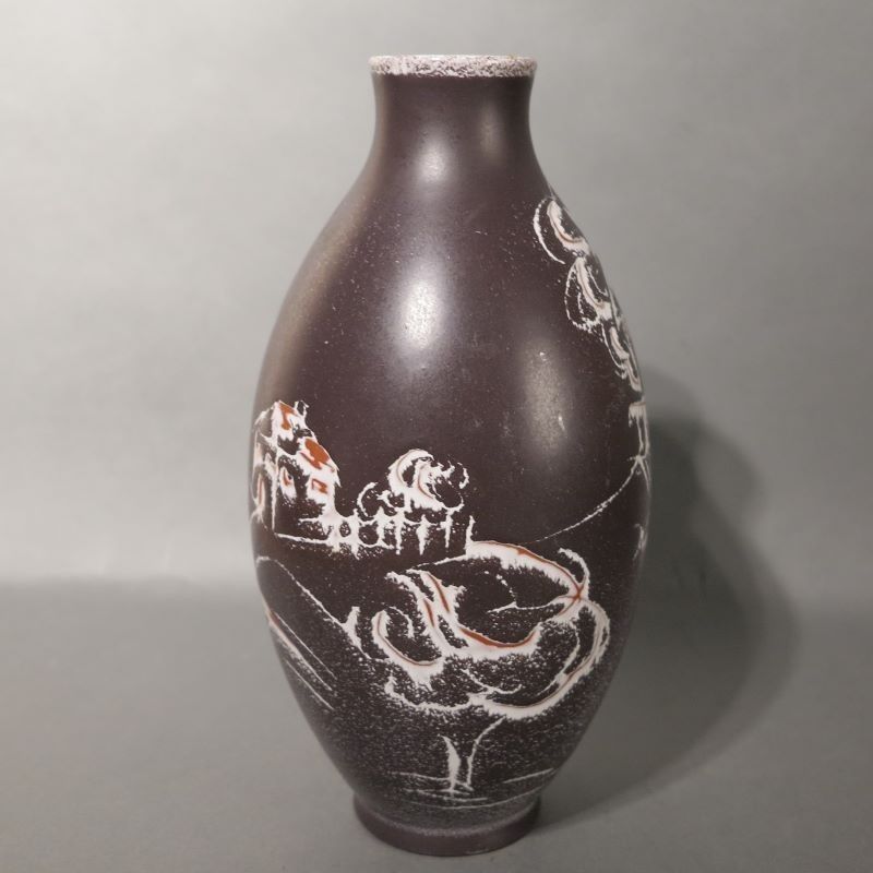Ceramic Vase From The Karlsruher Majolika By F. Glatzle. 1956   1962 photo furniture