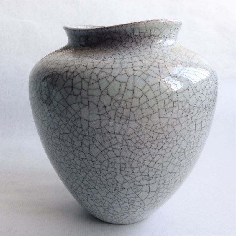 Ceramic Vase Of The Karlsruhe Majolika By Friedgart Glatzle. 1956 photo Home Decor