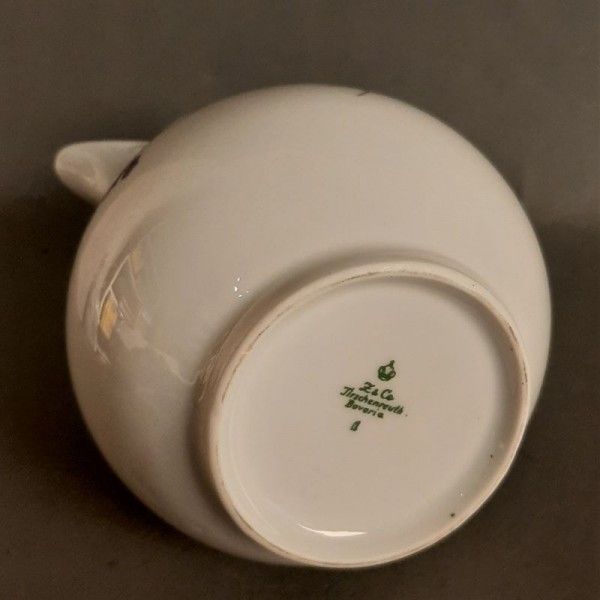 Porcelain Coffee Pot And Sugar Bowl From Tirschenreuth Bavaria. 1950   1959 photo buy