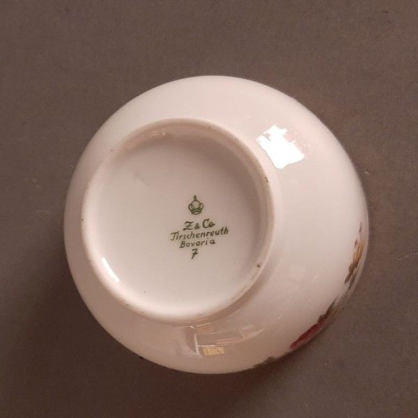Home Decor Porcelain Coffee Pot And Sugar Bowl From Tirschenreuth Bavaria. 1950   1959 photo