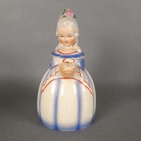 Ceramic Coffee Pot In Form Of A Woman Biedermeier. Germany 1930   1940 photo for sale