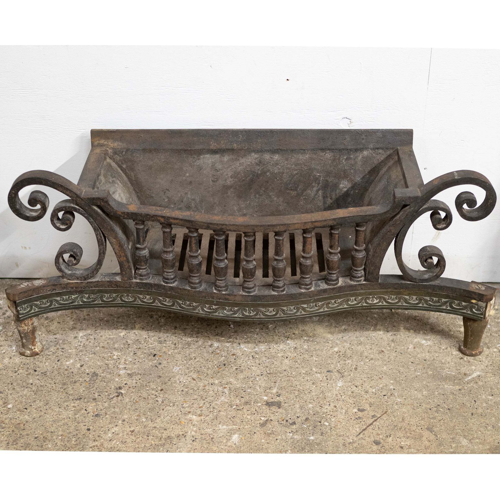 Antique Early 19th Century Wrought Iron Basket photo for sale