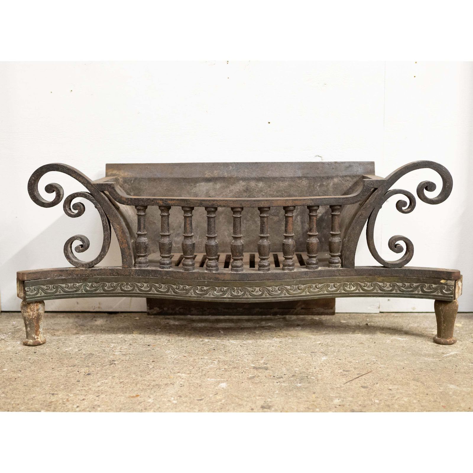 Antique Early 19th Century Wrought Iron Basket photo Home Fixtures