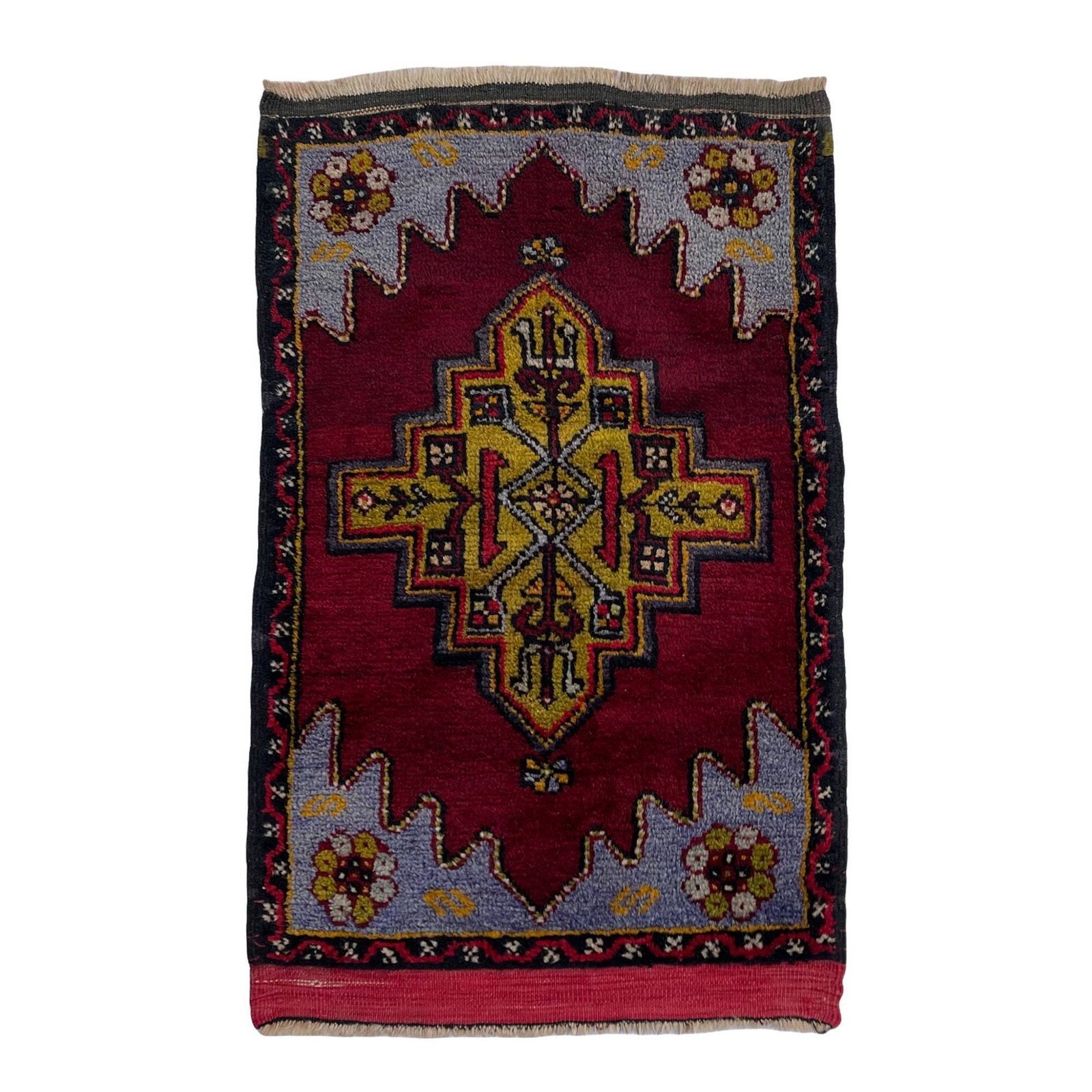 Traditional Turkish Anatolian Rug , Vintage Anatolian Turkish Rug photo vintage