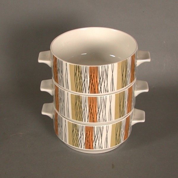 photo vinterior Lot Of Midwinter Porcelain. David Queensberry. England. 1962.