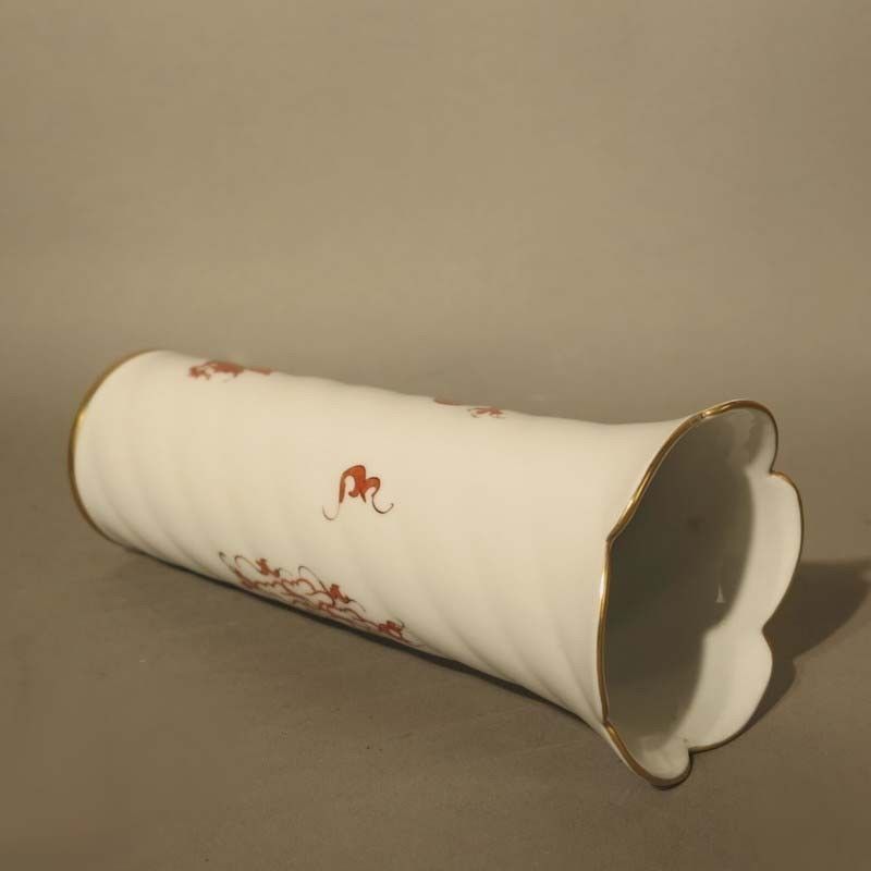 Porcelain Vase With Dragon Motif By Forkert Dresden. 1900   1920 photo vinterior