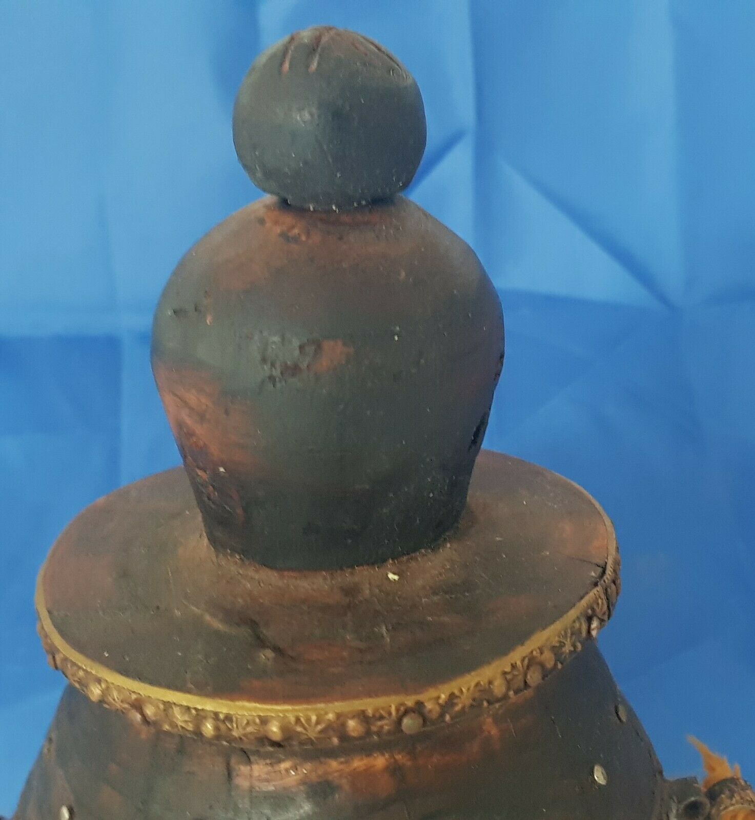 Antique Ottoman Empire Wooden Powder Keg photo 150.0