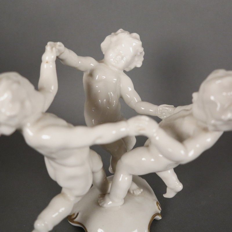 Porcelaine Figure: Der Reigen From Karl Tutter For Hutschenreuther Kunstabteilung photo Art