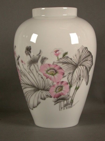 Rosenthal. Big Porcelain Vase With Floral Design. photo for sale