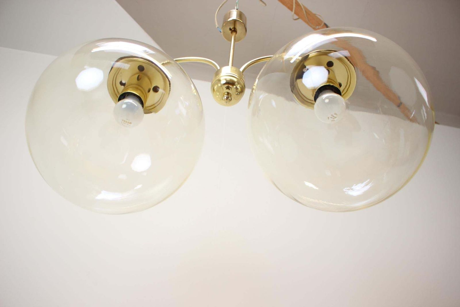 Mid Century Chandelier Kamenicky Senov, 1970's photo vinterior