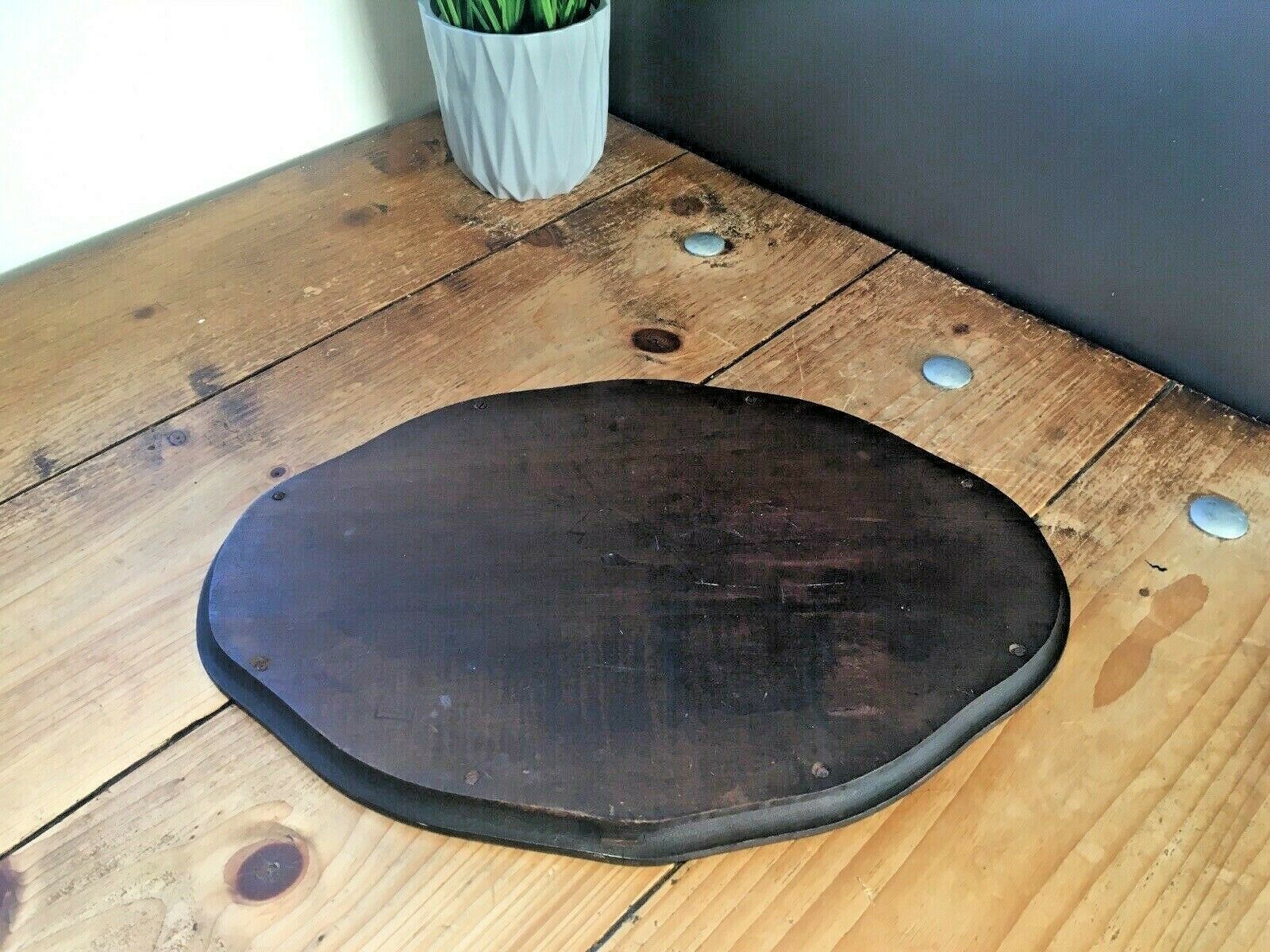 photo furniture Arts & Crafts Hammered Pewter Cabochon Jewelled Wooden Tray Liberty Ruskin Style