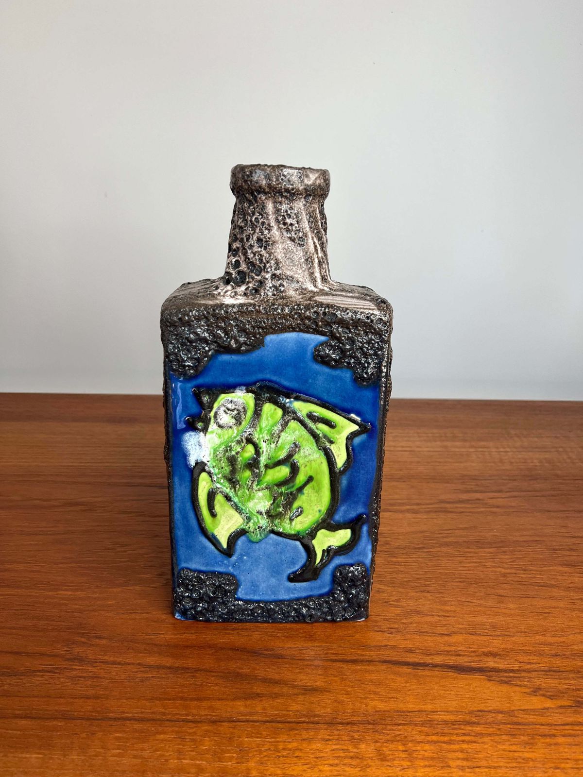 A Beautiful Vintage Fish West German Vase photo for sale