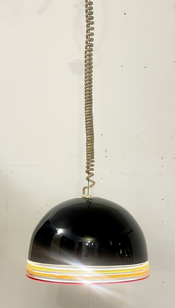 Pair Of Mid Century Murano Glass Suspension Lights By Roberto Pamio And Renato Toso photo furniture