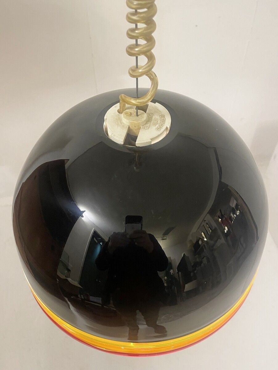 Pair Of Mid Century Murano Glass Suspension Lights By Roberto Pamio And Renato Toso photo buy