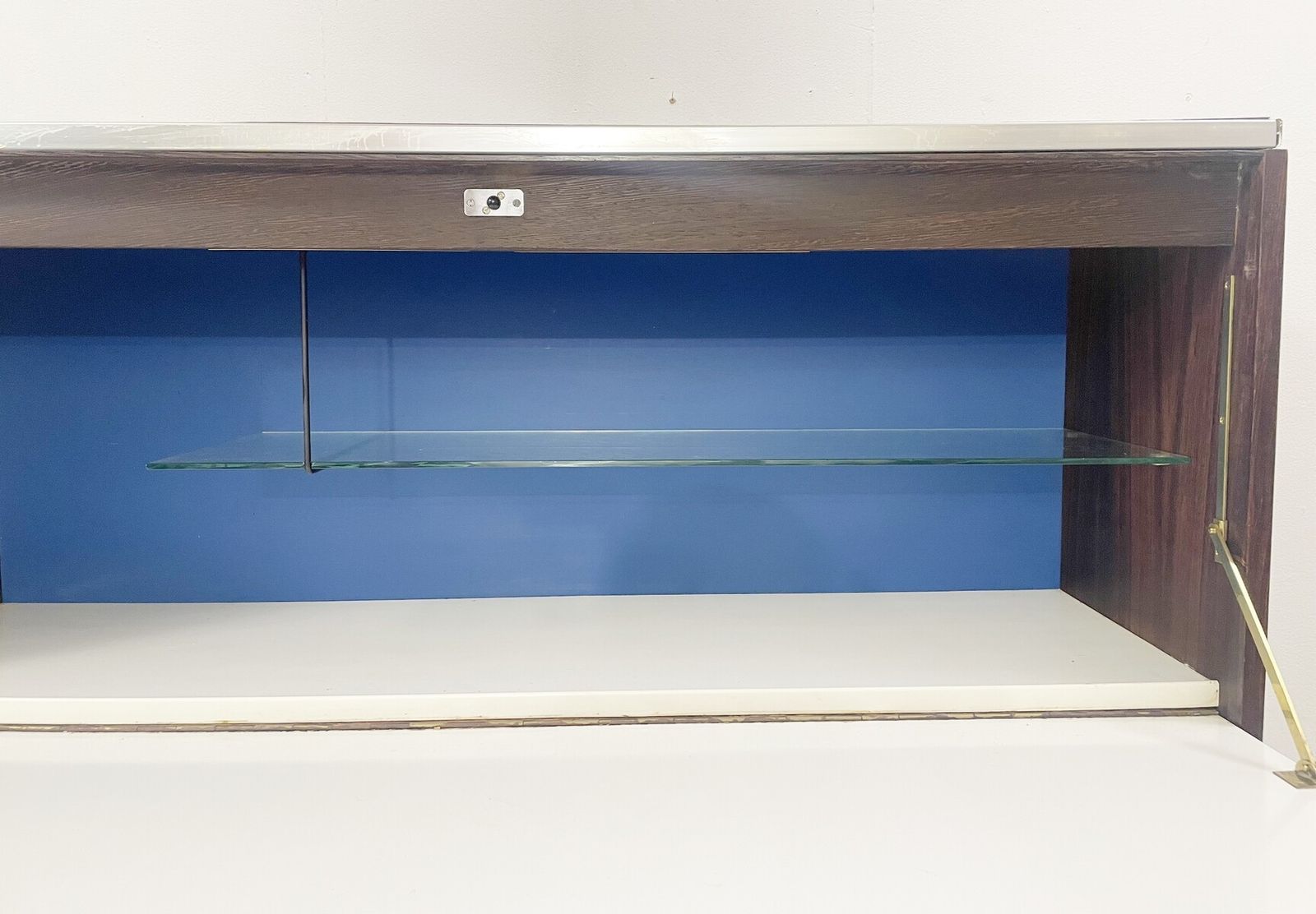 Mid Century Belgian Wooden Bar Cabinet photo Furniture