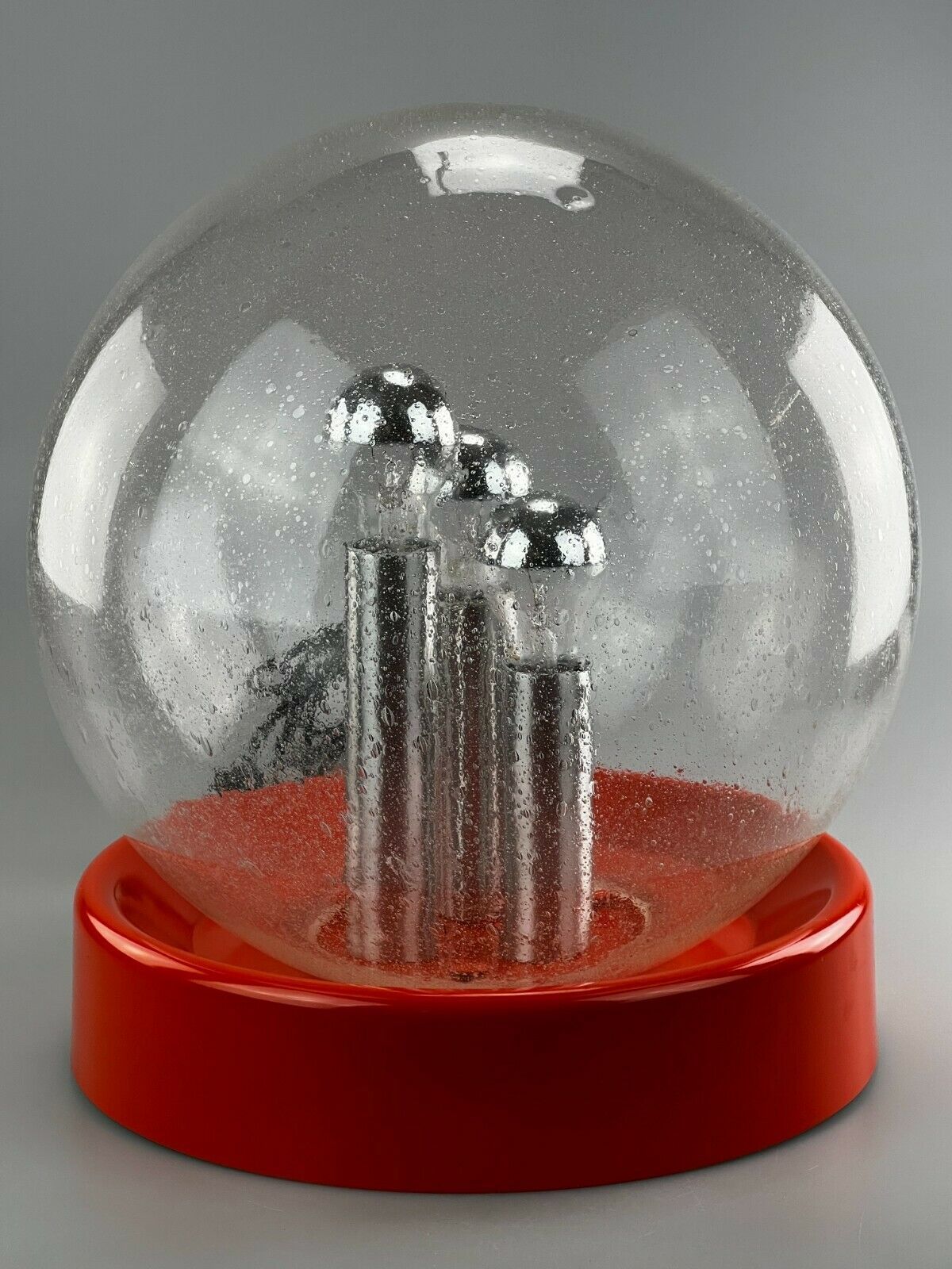 photo furniture Xxl 60s 70s Ball Lamp Light Table Lamp Space Age Design Glass Metal