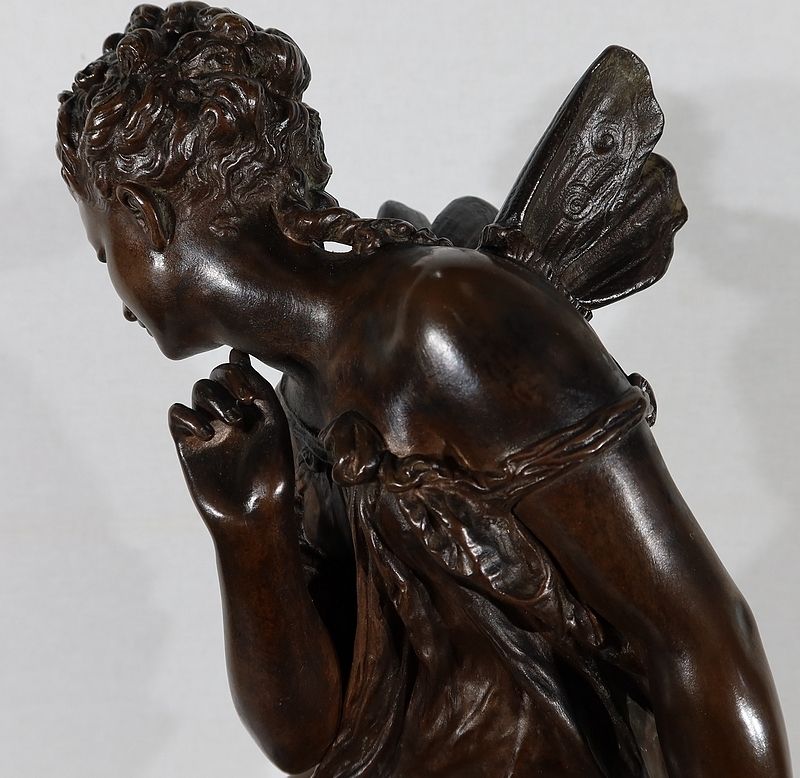 photo vintage Important Bronze “Ondine” By M. Moreau – Mid 19th Century