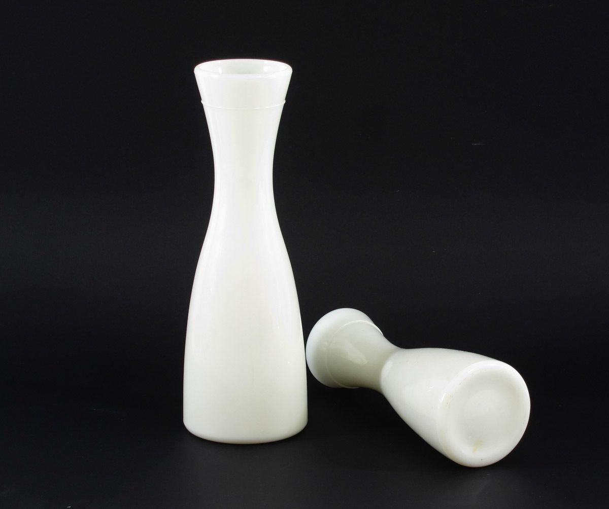 Vintage Glass Bauhaus Style Vases photo for sale