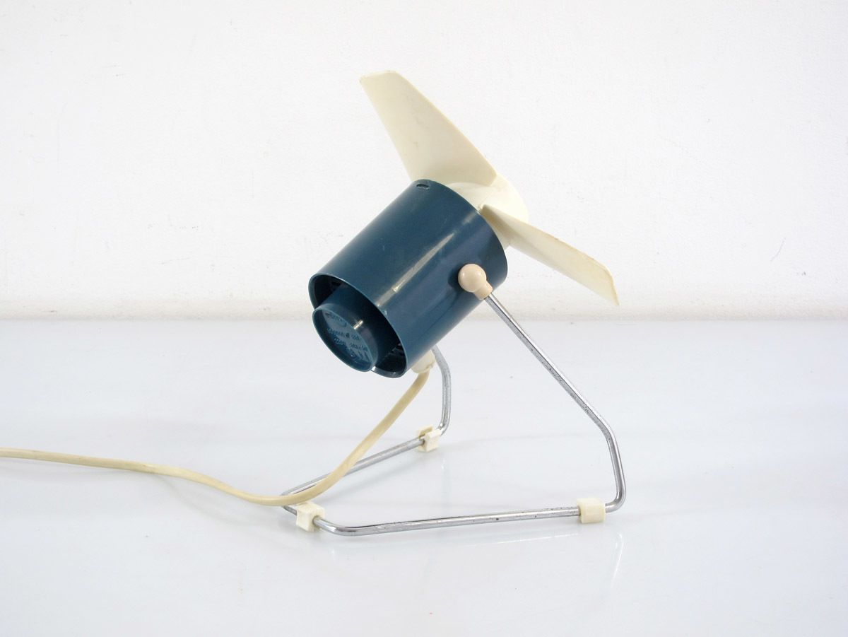 Vintage Blue Sixties Table Ventilator photo buy
