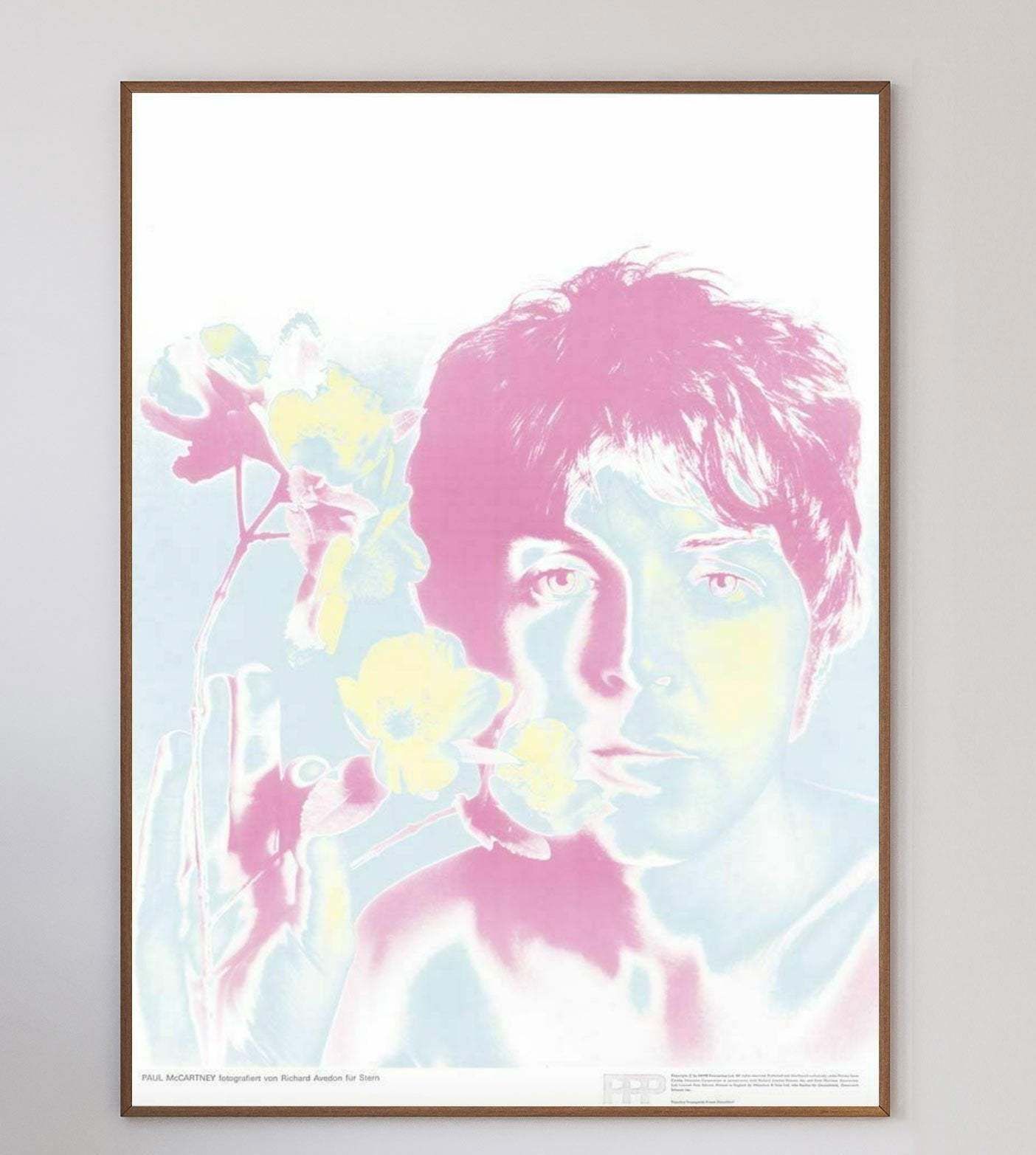 Paul Mccartney   Richard Avedon Original Vintage Poster photo 395.0
