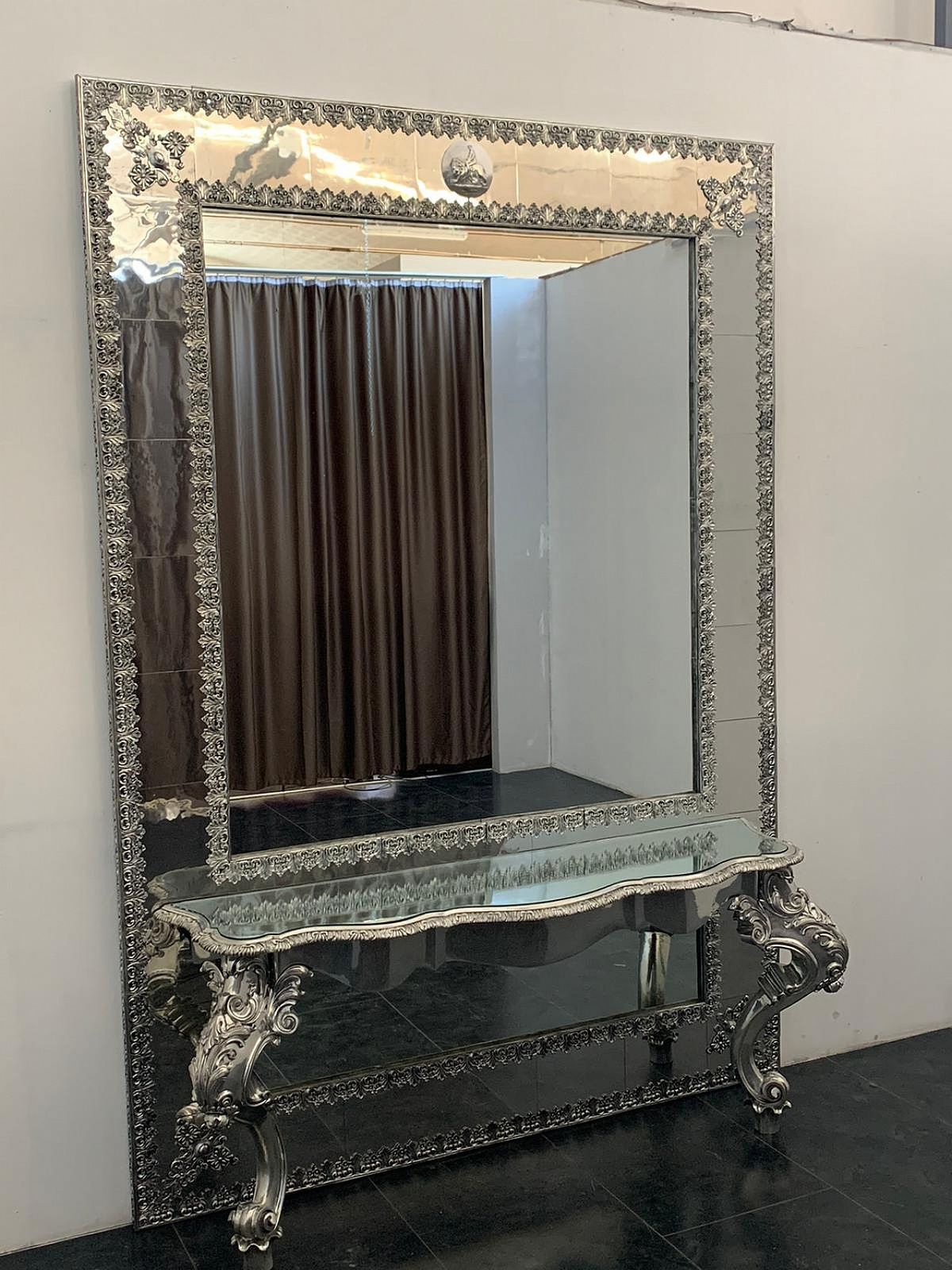 Mirror And Console Table By Piero Figura For Atena Peltri, 1980s photo furniture