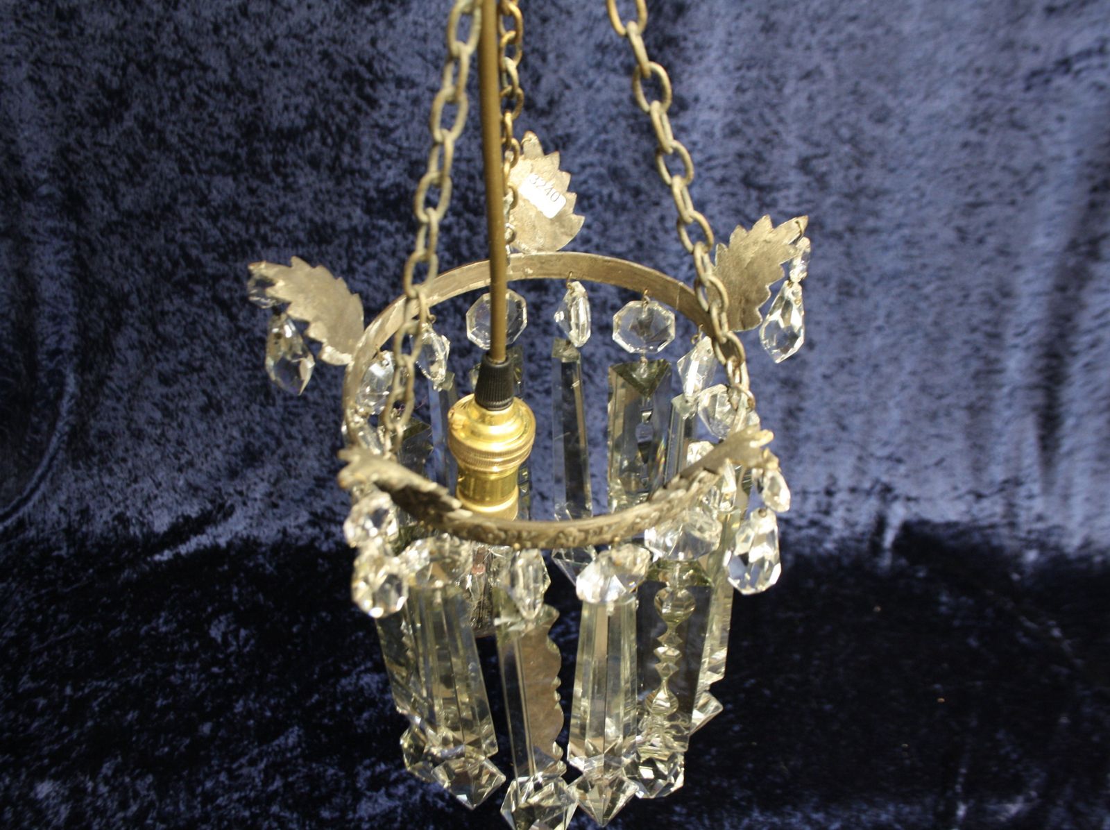 Early 20th Century Chandelier With Large Lustres photo for sale