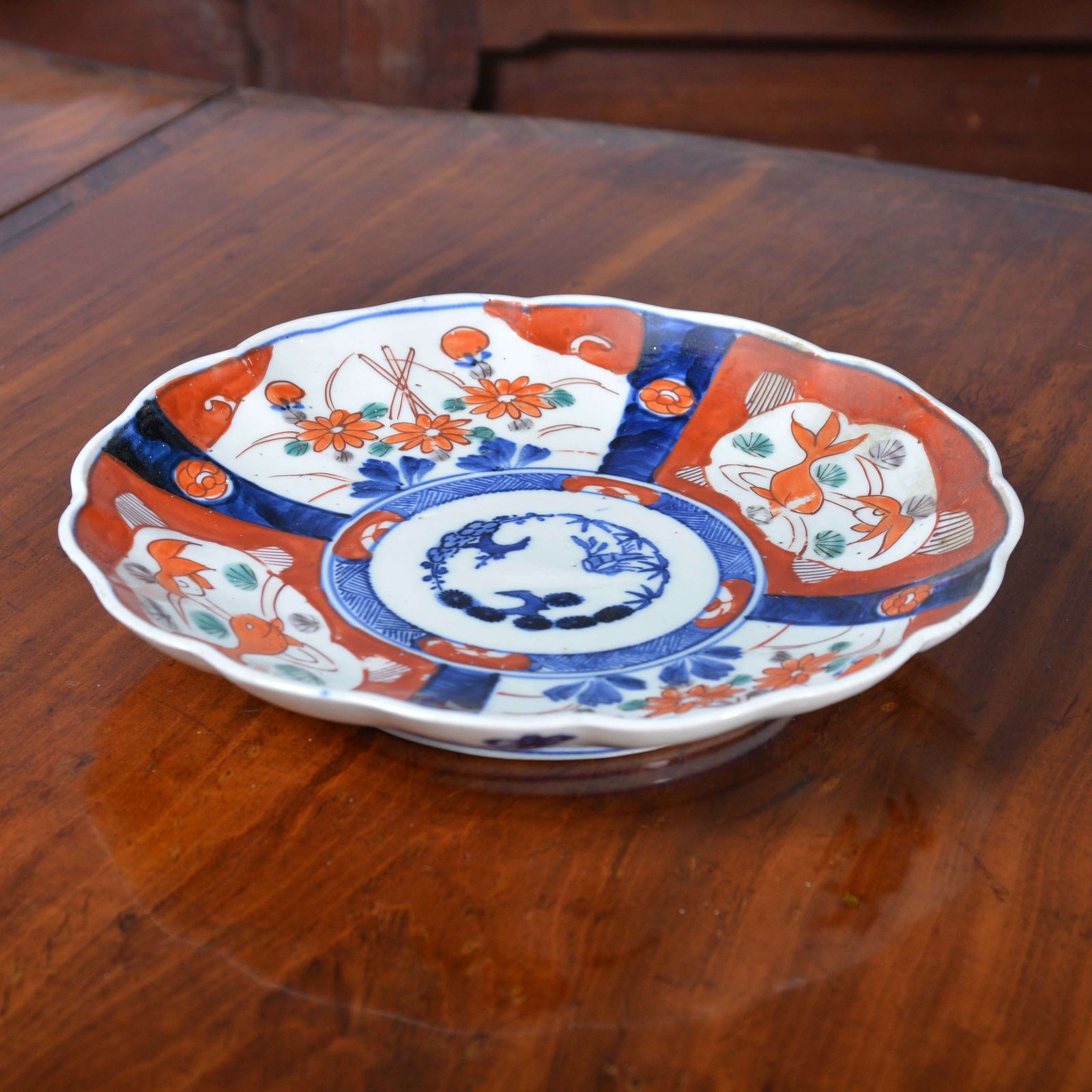 19th Century Japanese Imari Plate photo furniture