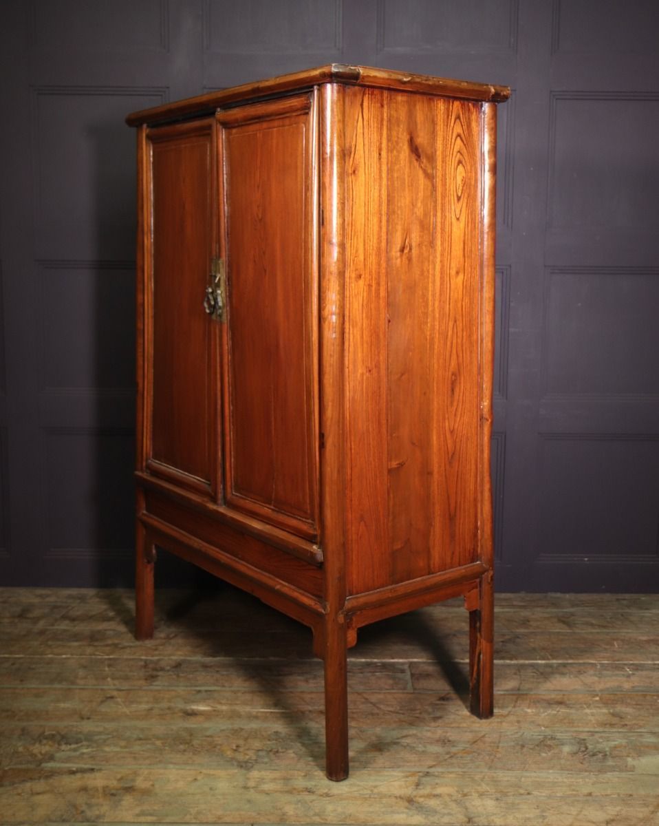 photo for sale 18th Century Chinese Hardwood Tapered Cabinet
