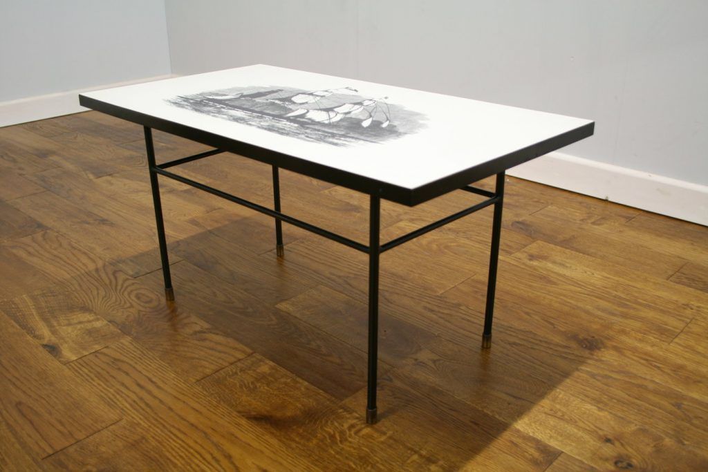 Fun Practical British Coffee Table C 1960