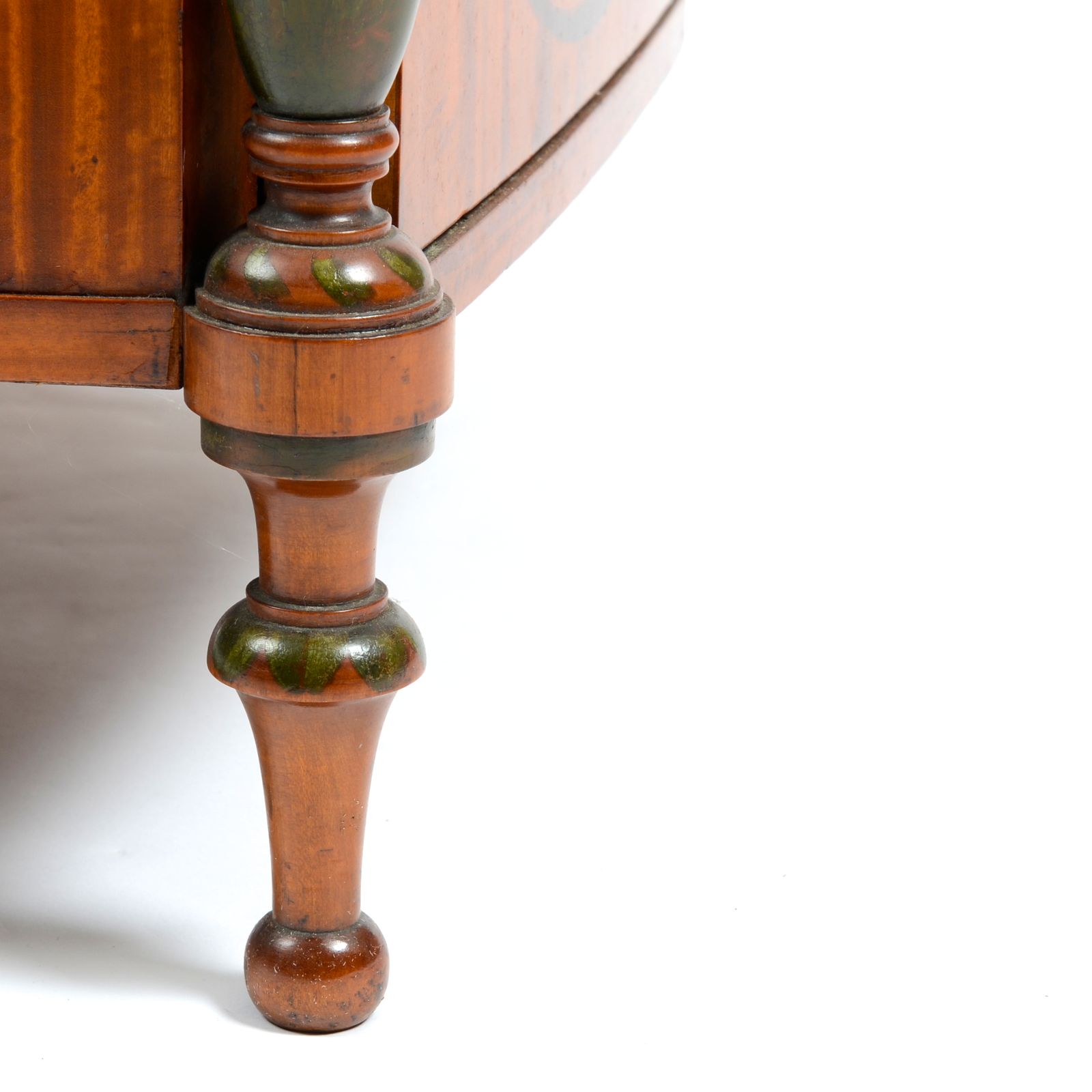 Late 19th Century Satinwood Painted Desk Or Dressing Table photo furniture