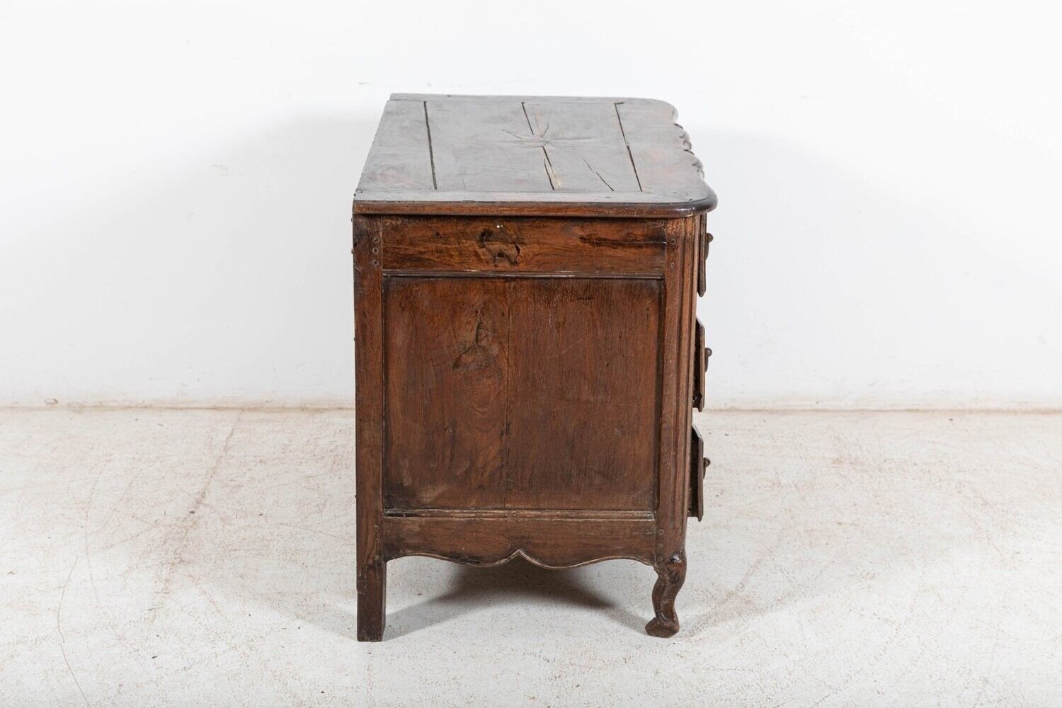 photo buy 18thc French Provincial Serpentine Walnut Commode