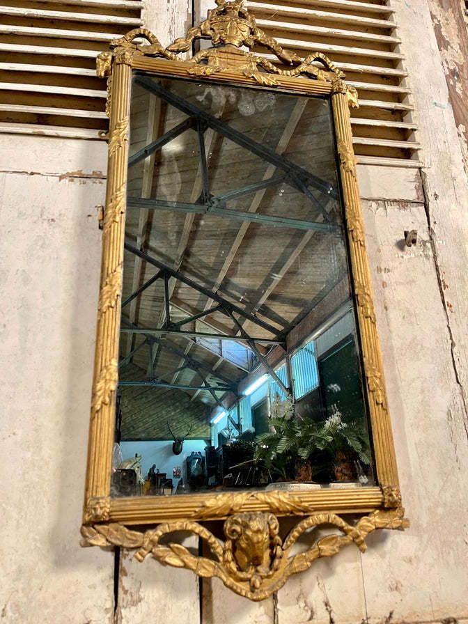 Antique Georgian Gilt Wood Regency Pier Mirror Circa 1770 photo Home Decor