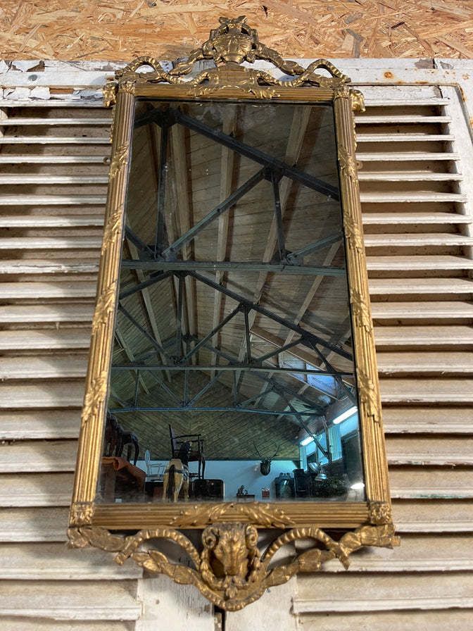 photo for sale Antique Georgian Gilt Wood Regency Pier Mirror Circa 1770