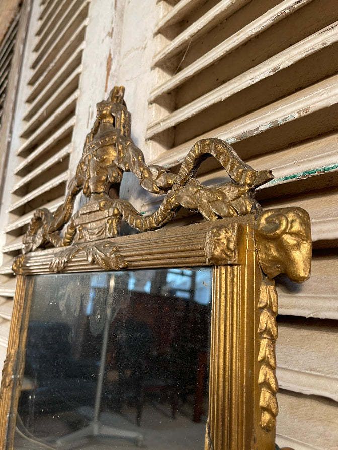 photo vinterior Antique Georgian Gilt Wood Regency Pier Mirror Circa 1770