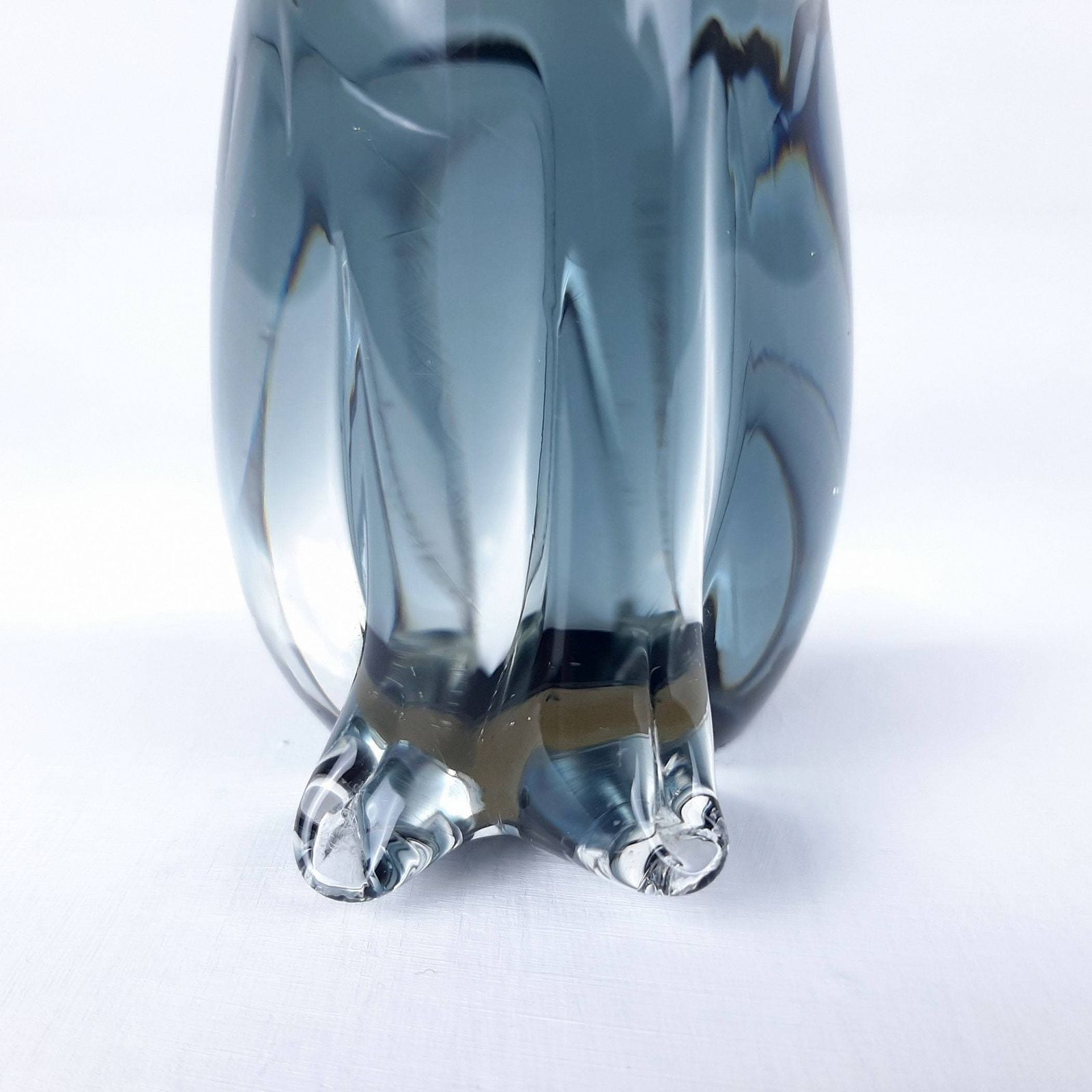 photo furniture Vintage Glazen Hondenbeeldje In Helder Grijs Murano Glas – Vetro Artistico Veneziano, Italië, Ca. Jaren 1960