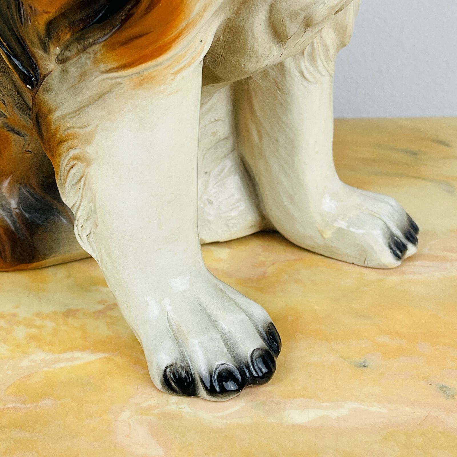photo furniture Vintage Hand Painted Sculpture Dog Italy 1960s Retro Home Decor Mid Century Italian Decoration