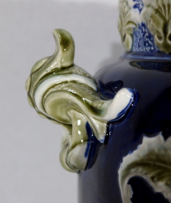 Important Earthenware Vase, Faïencerie De Fives Lille   Early 20th Century photo buy