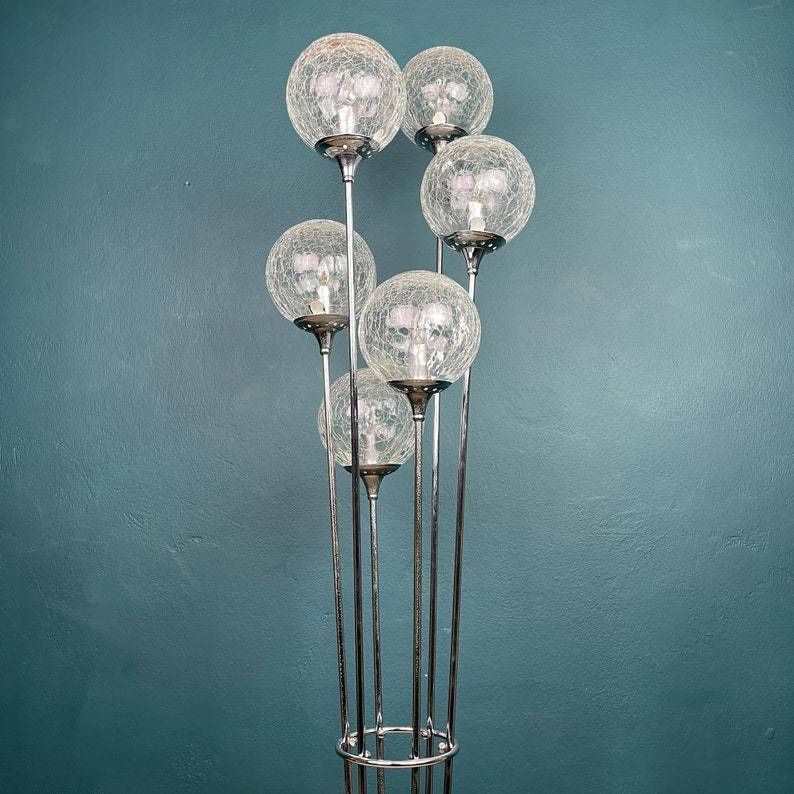 Mid Century Floor Lamp Alberello By Stilnovo Italy 1960s Mcm Vintage Italian Lighting photo for sale