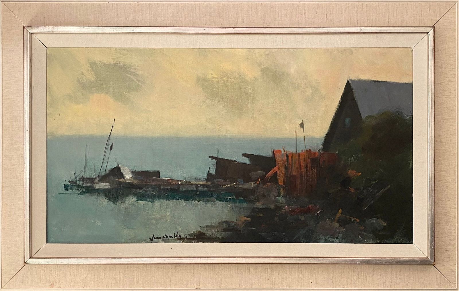 20th Century Swedish School 'Fishermen's Huts'