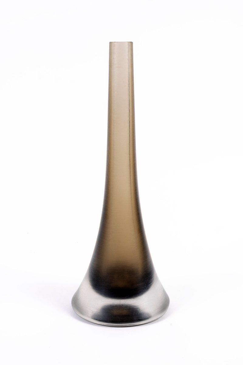 Murano Glass "Inciso" Sommerso Vase By Paolo Venini For Venini Italy