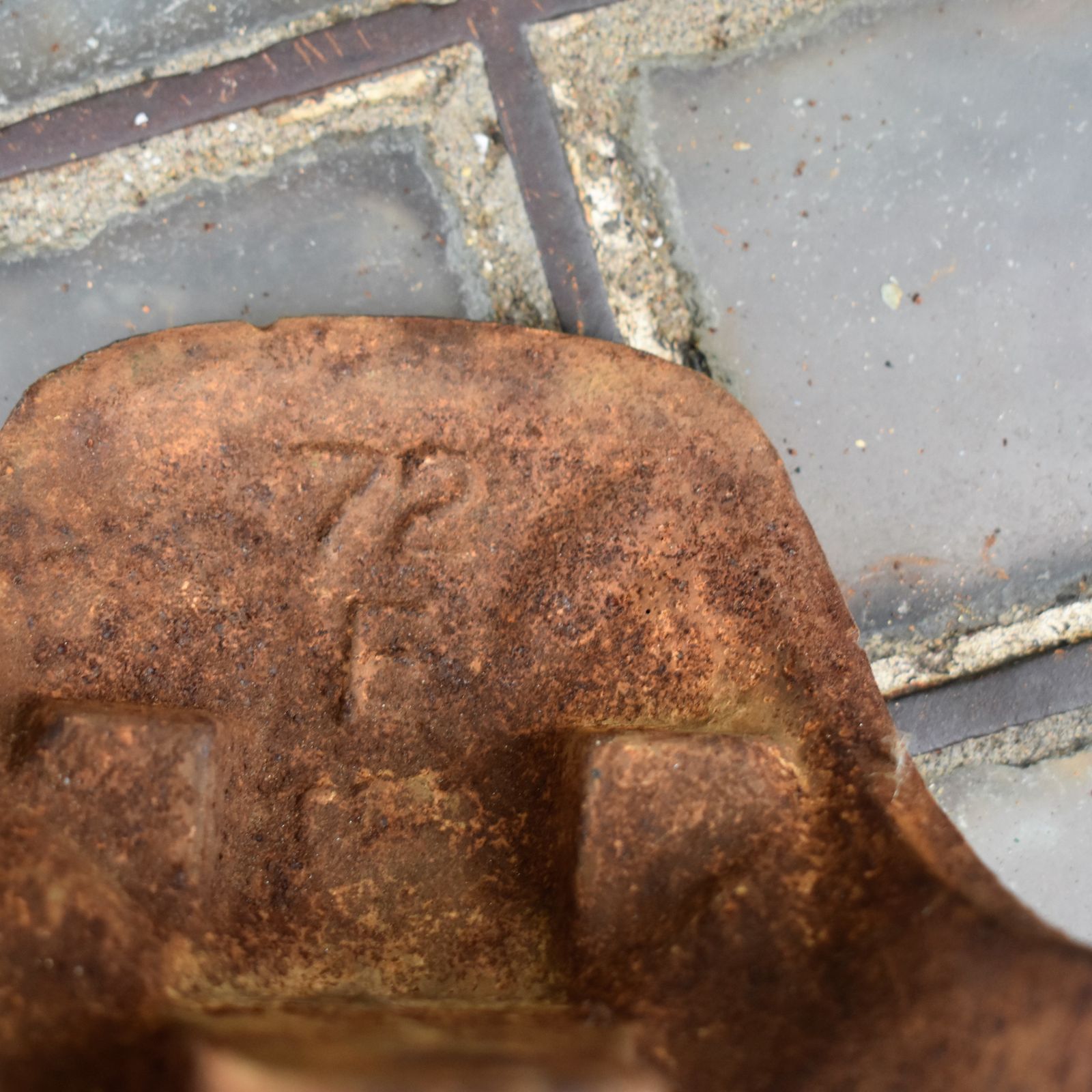 photo for sale Antique Victorian Original Cast Iron Claw And Ball Feet Salvaged Roll Top Bath
