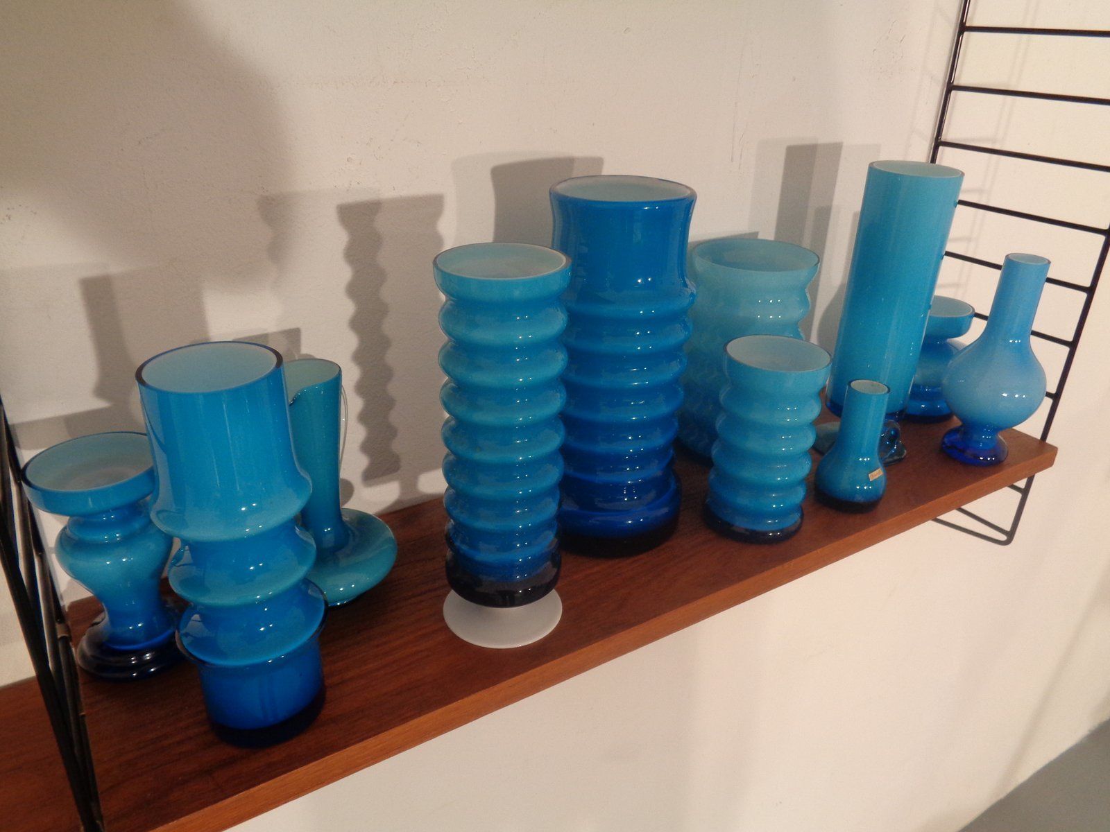 German Glass Vases By Karl Friedrich, 1960s, Set Of 11