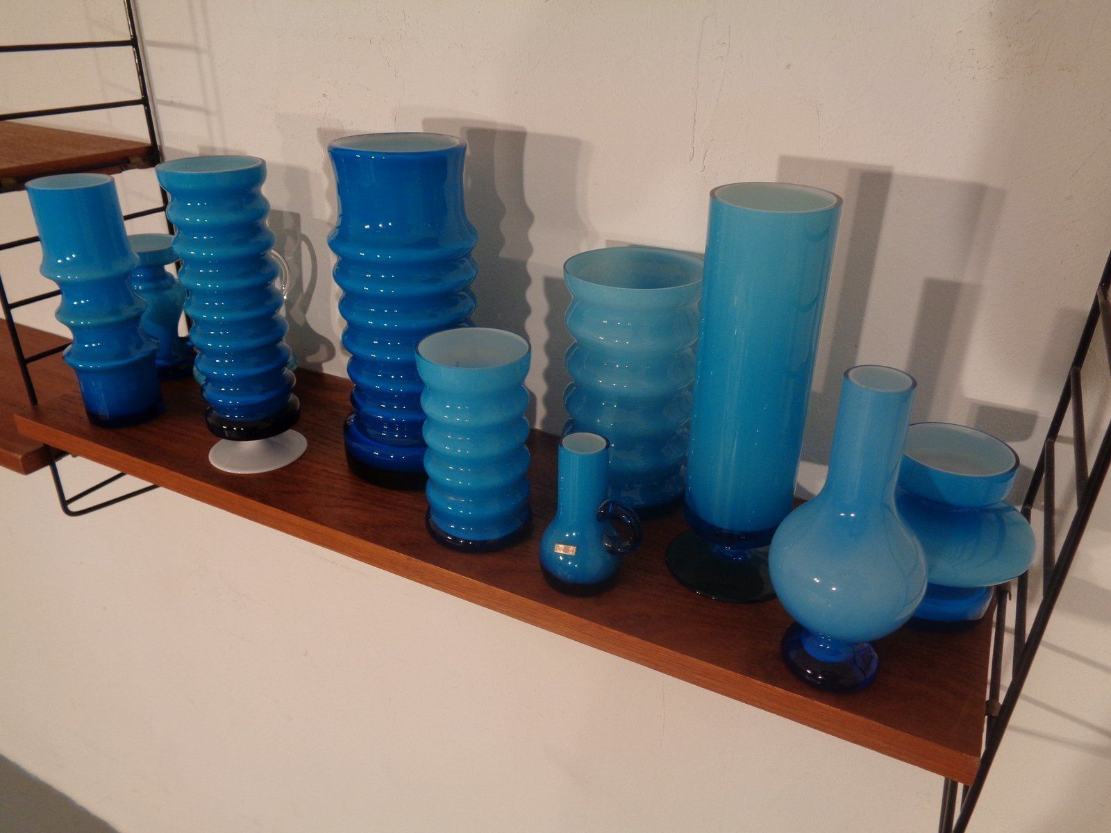 German Glass Vases By Karl Friedrich, 1960s, Set Of 11 photo 572.0