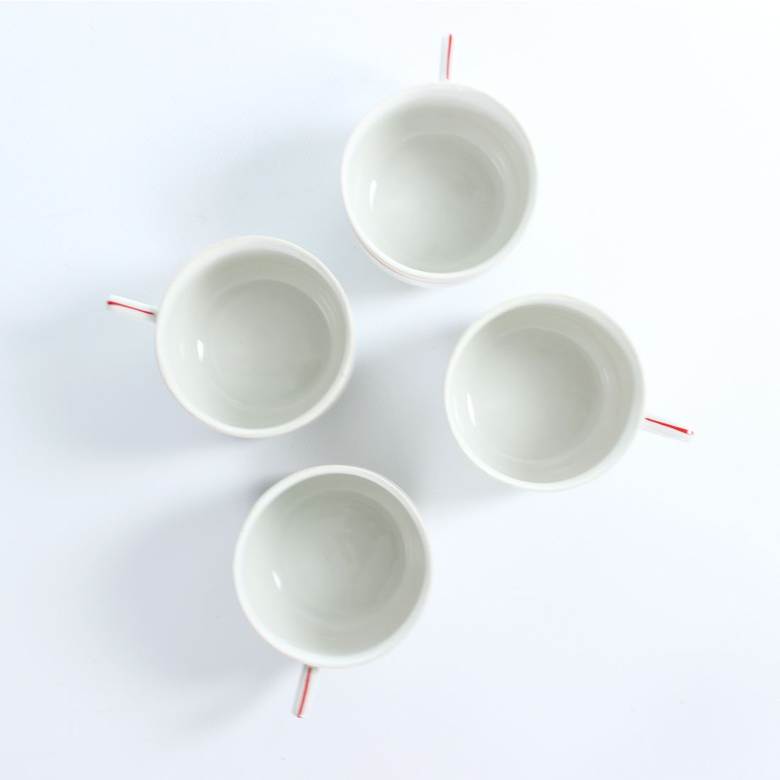 Porcelain Cups, Czechoslovakia 1960s, Set Of 4 photo vinterior
