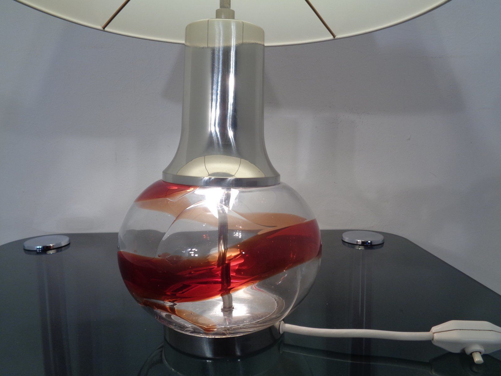 photo buy Italian Glass Floor Lamp, 1970s