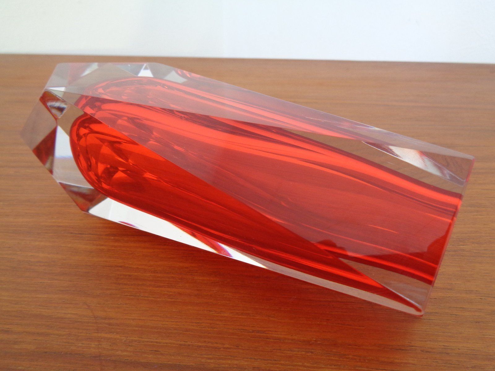 Vintage Italian Murano Glass Vase, 1960s photo Home Decor